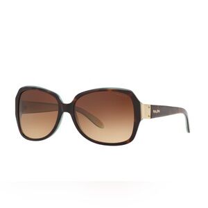 Ralph Lauren RA5138 Havana Square Sunglasses w/ case | Brown Gradient Lenses